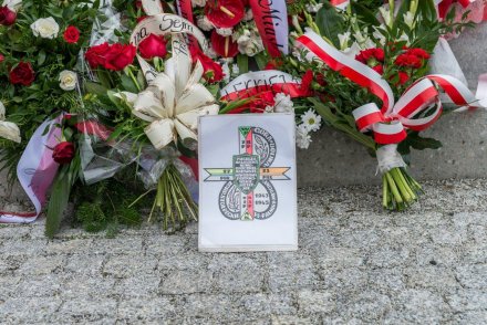 Uroczystość upamiętnienia mjra Adolfa Pilcha